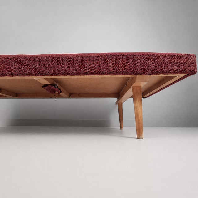 Vintage Brown Fabric Sofa, 1970s For Sale - Image 3 of 8