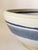 Vintage Large Studio Pottery Blue Striped Bowl For Sale In Dallas - Image 6 of 12