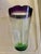 Anthropologie Vintage Hand Blown Scalloped Purple Saintpaulia Glass by Anthropologie For Sale - Image 4 of 7