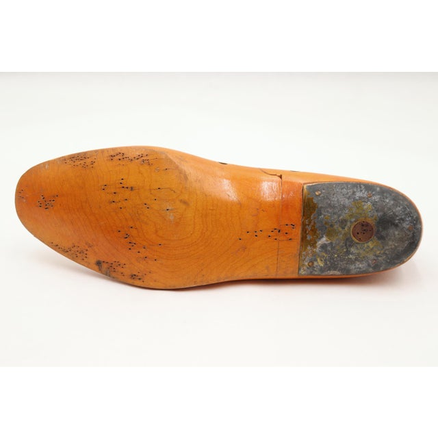 Brown 1950s 7c Wood Shoe Form Last For Sale - Image 8 of 8