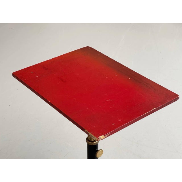 Metal Television Stand with Wheels by Ignazio Gardella, 1940s For Sale - Image 7 of 17