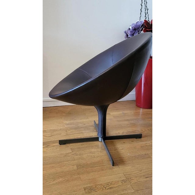 Armchair in Leather by Christophe Pillet for Zanotta For Sale - Image 6 of 16