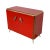 Sideboard with Two Doors in Red Murano Glass, 1980s For Sale - Image 3 of 6