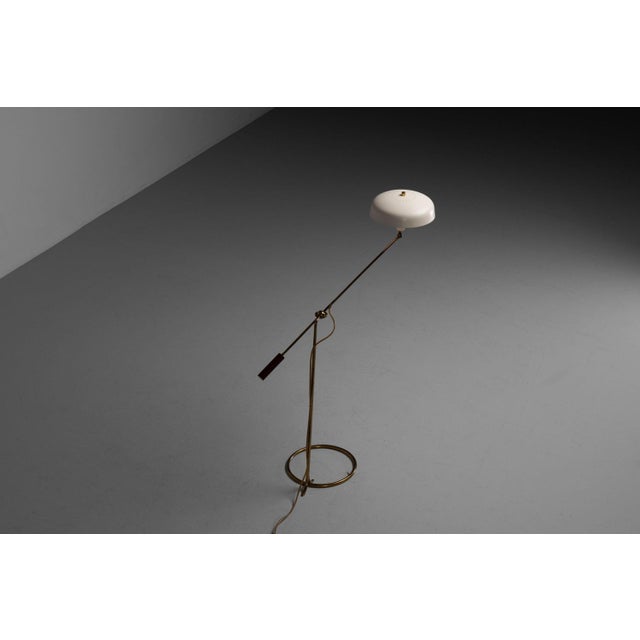Italian Adjustable Floor Lamp by Angelo Lelii for Arredoluce, 1951 For Sale - Image 10 of 16