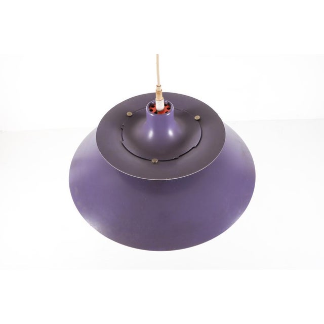 Purple 1960's Henningsen Ph5 Pendant Light Fixture in Purple for Poulsen For Sale - Image 8 of 15