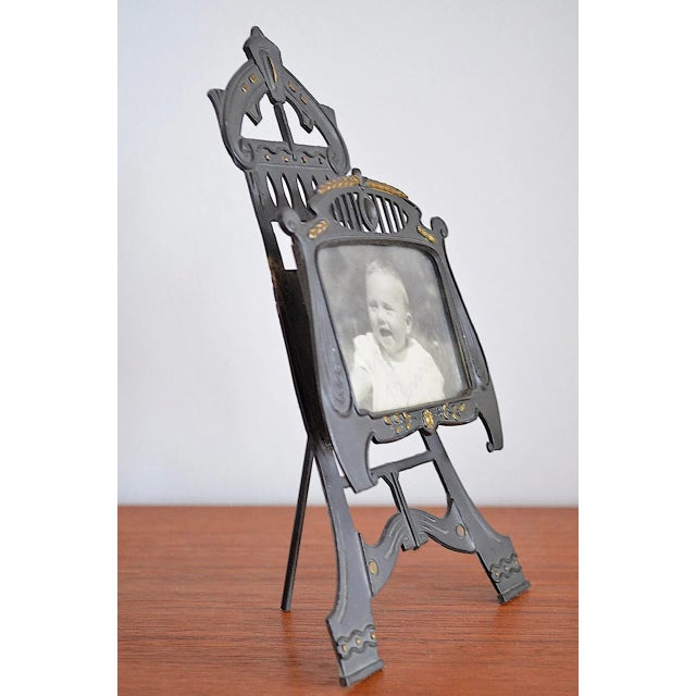 Antique Wilhelminian Style Photo Frame, 1870s For Sale - Image 4 of 7