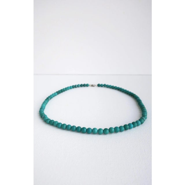 Turquoise Turquoise Necklace and Choker Necklace For Sale - Image 8 of 13