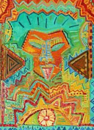 Claus Bojesen, Ritus 2, Oil on Canvas