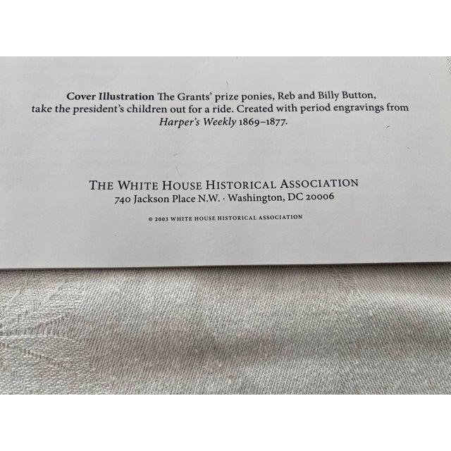 Metal Vintage Official 2003 White House Christmas Ornament – Ulysses S. Grant Rocking Horse, Nib For Sale - Image 7 of 12