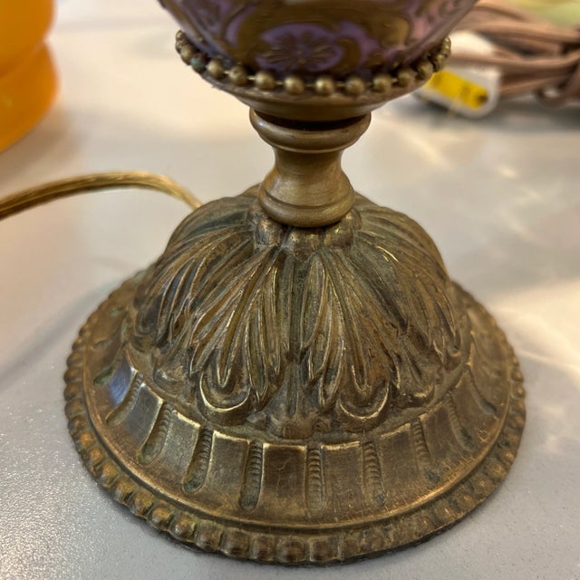 19th Century French Sevres Porcelain Table Lamp Signed For Sale In San Francisco - Image 6 of 12