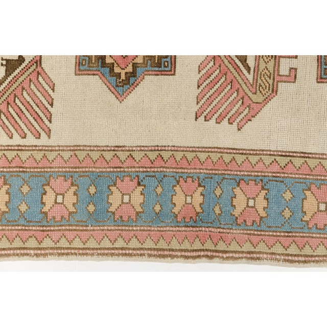 Vintage Turkish Area Rug, Hand-Knotted Wool, Whimsical Bird Motif For Sale - Image 10 of 10