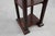 Brown Art Deco Dark Oak Pedestal, Belgium, 1920s For Sale - Image 8 of 11