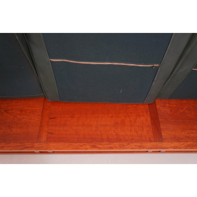 Thomas Moser Winward Cherry Leather Sofa For Sale - Image 18 of 18