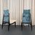 Adrian Pearsall Pair of Mid-Century Modern Highback Accent Chairs, Two-Tone Upholstery For Sale - Image 4 of 12