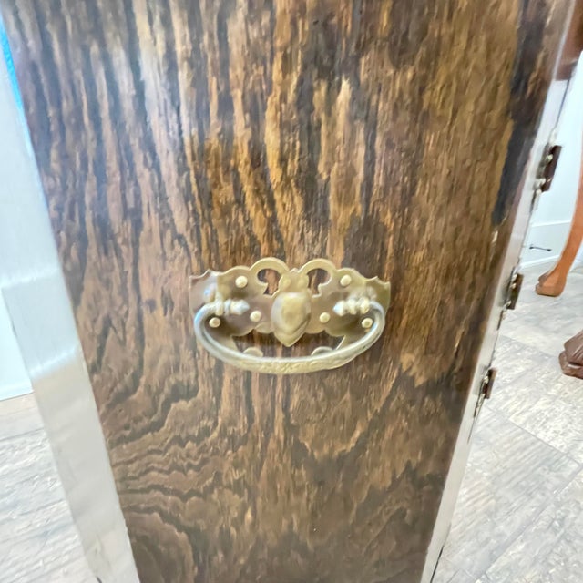 Vintage Octagon Korean Hat Box Table Chairish