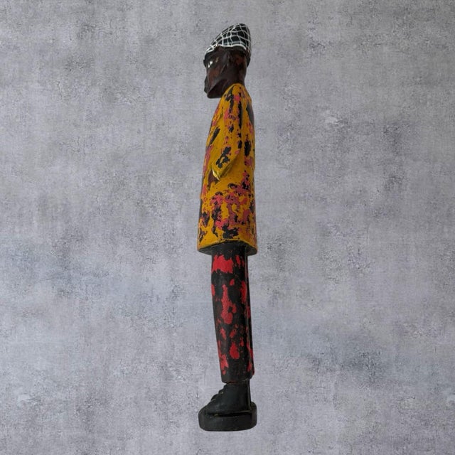 Brand: Handmade / Unbranded Type: Statue / Figurine Subject: Colon Figure / Gentleman in Suit Culture/Ethnicity: African...