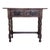 Early 20th Century Spanish Console Table With 2 Drawers and Turned Legs For Sale