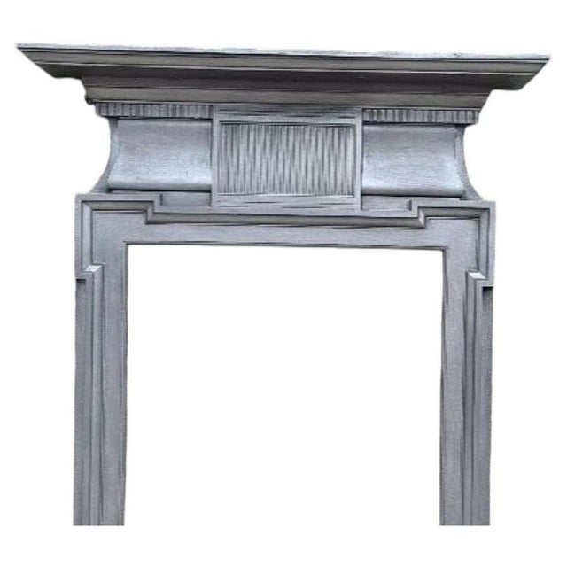 Antique Victorian Edwardian Cast Iron Fireplace Surround For Sale - Image 12 of 12