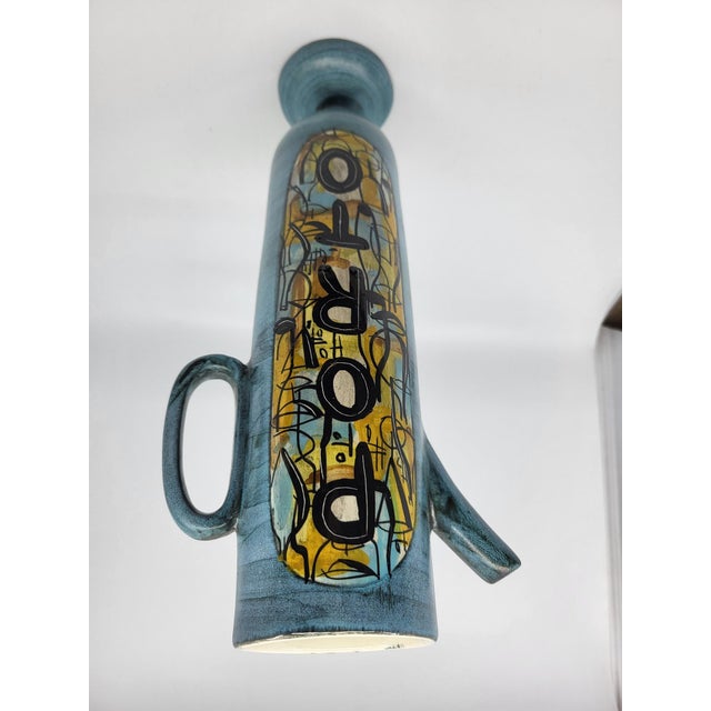 Blue Pitcher by Jean de Lespinasse, 1950s For Sale - Image 8 of 17