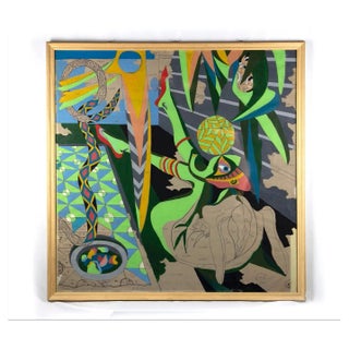 Leo Guida, The Metamorphosis Room, Original Tempera, 1998 For Sale