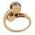 1910s Edwardian Natural Pearl Diamond 18k Yellow Gold Toi Et Moi Ring, Size 6.75 For Sale In Los Angeles - Image 6 of 6