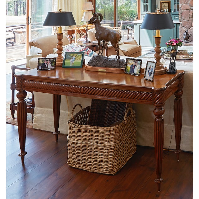 Robert Lighton New York 708/34 Griffith Teak Console With Drawers. A beautifully crafted Griffith Console Table by the now...
