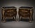 Mid 20th Century Pair of French Provincial Bombe Nightstands With Satin Black Tops & Fine Gold Gilding For Sale - Image 4 of 4