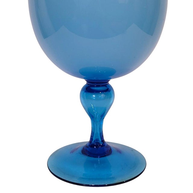 Opal Blue Glass Vase/Cup, 1970s – Italy Exquisite opaline blue glass vase/cup from Italy, dating from the 1970s. This...