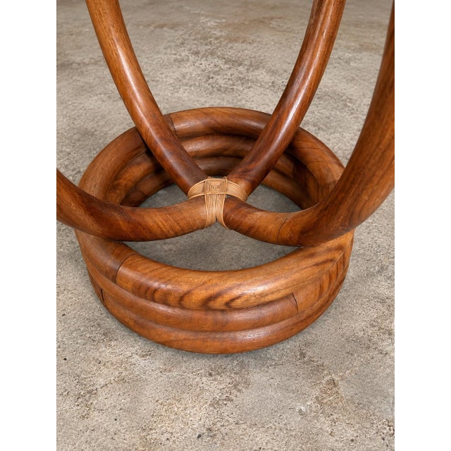 Mid-Century Modern Mid Century Bentwood Side Table For Sale - Image 3 of 6