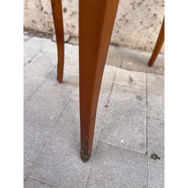 Maggiolino Bedside Table with Bronze Friezes, 1900s For Sale - Image 6 of 7