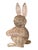 Tan Woven Wicker Rattan Easter Bunny Rabbit For Sale - Image 8 of 11