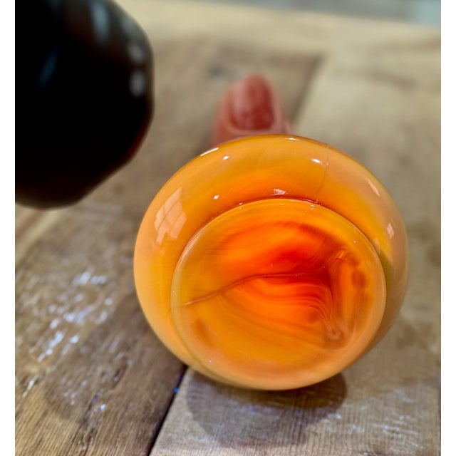 Vintage Le Smith Bittersweet Smoothie Swung Vase - Mid Century Modern - 17"h For Sale In New York - Image 6 of 8