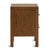 Contemporary Two-Drawer Carved Oak Organic Transitional Nightstand For Sale - Image 3 of 8
