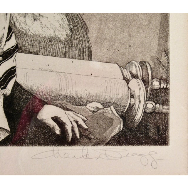 Charles Bragg The Reading Of The Torah C. 1970 Reproduction Print For Sale In San Francisco - Image 6 of 8