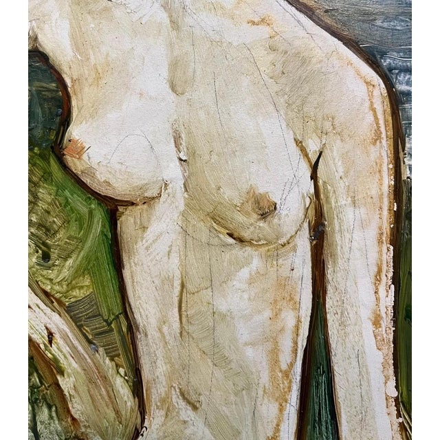 Vivaldo Martini, Eve and the Apple, Oil on Canvas For Sale - Image 7 of 15