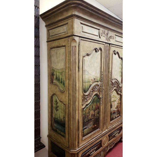 French Country Style Armoire by Thomasville Chairish