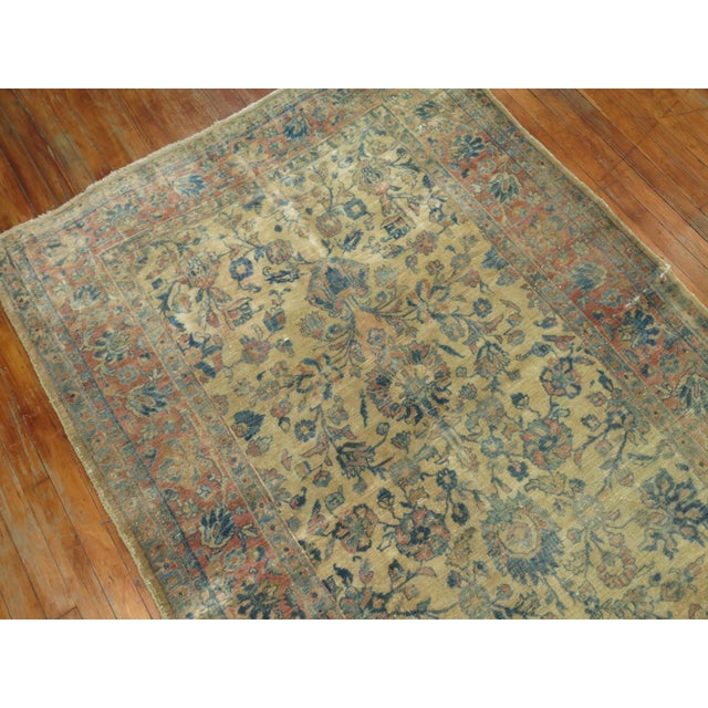 Early 20th Century Persian Kashan Gallery Runner - 4'7" x 16'3" For Sale In New York - Image 6 of 11