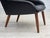 Mid-Century Modern Danish Armchair in Black Artificial Leather and Teak Wood Legs, 1970s For Sale - Image 3 of 15