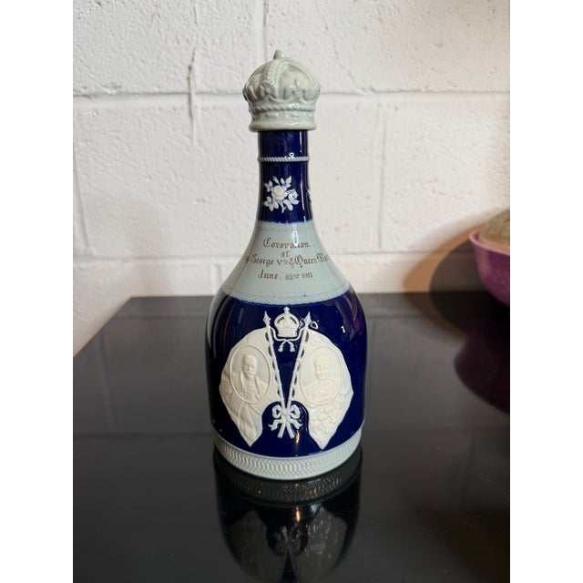 1910s Spode Royal Commemorative, Whiskey, Flask/Decanter For Sale - Image 5 of 10