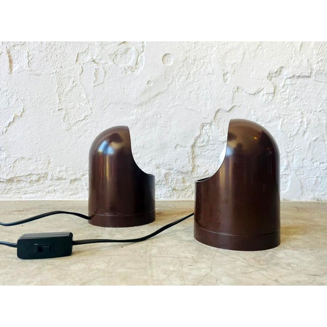 Aurora Table Lamps, Italy, 1960s, Set of 2, in Flawless conditions. Designed 1960 to 1969 European Plug (up to 250V).The...