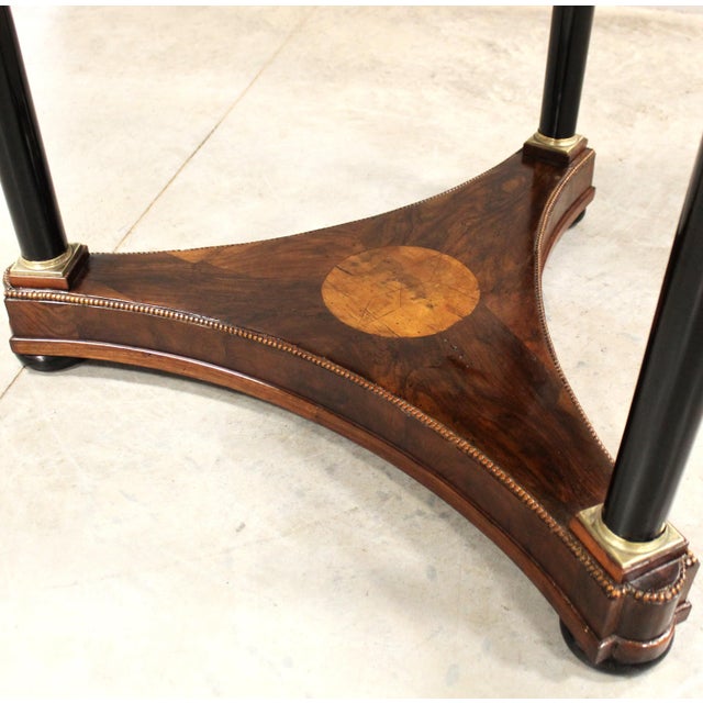Empire Italian Walnut Coffee Table For Sale - Image 9 of 11
