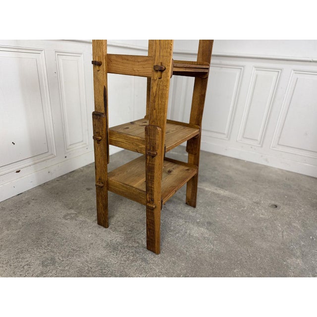 Brutalist Beechwood Shelf, 1950s For Sale - Image 4 of 10