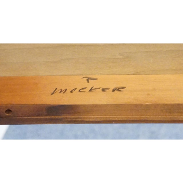 Hickory Chair Banded Mahogany Traditional Chippendale 51" Accent Sofa Table W. Two Benches 150-10 For Sale - Image 13 of 13