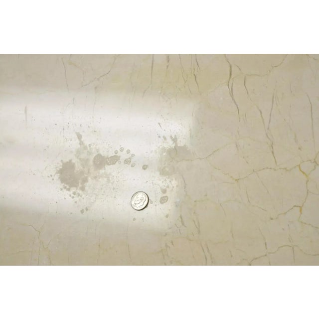 Late 20th Century English George II Style Gold Giltwood Shell Carved Paw Foot Console Hall Table For Sale - Image 10 of 12