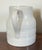 Mid-Century English Creamware 5 Pint Banded Pitcher Jug Dated 1953 For Sale - Image 4 of 12