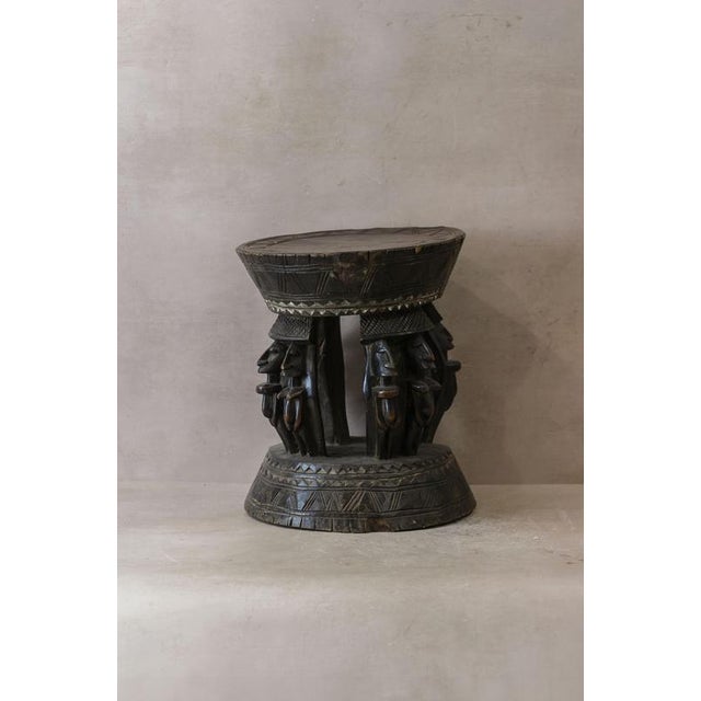 Vintage Baule Wood Side Table For Sale - Image 4 of 6