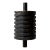 Vintage Large-Scale Industrial Black-Painted Foundry Mold, Circa Mid-20th Century For Sale