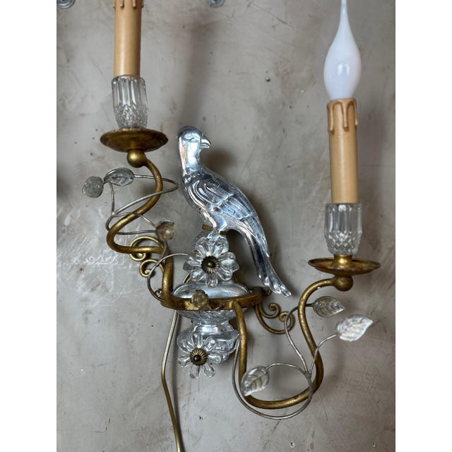 Vintage Wall Lights from Maison Baguès, 1950, Set of 2 For Sale - Image 6 of 13