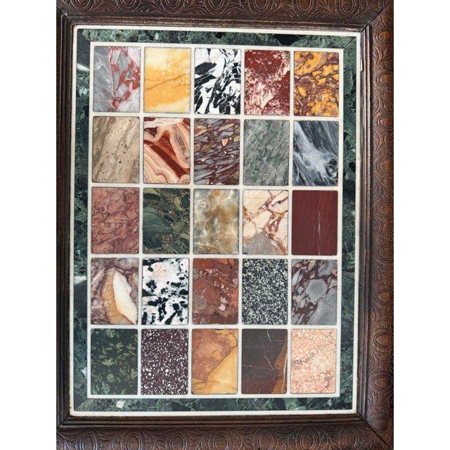 Framed Specimen Marbles, Italian, Circa 1880 For Sale In Boston - Image 6 of 10