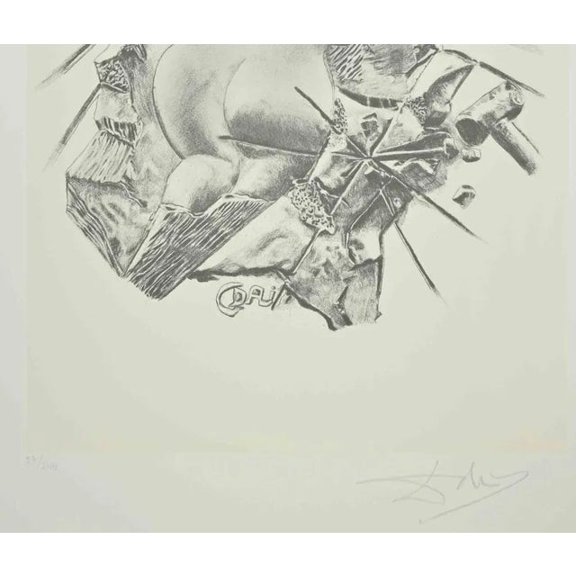 The Sculpture is a lithograph realized in 1980, from the series The Arts. cm. 70x50. Signed in the lower right margin....